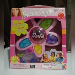Vintage 2001 Mattel Barbie Says Electronic Game (NEW SEALED)